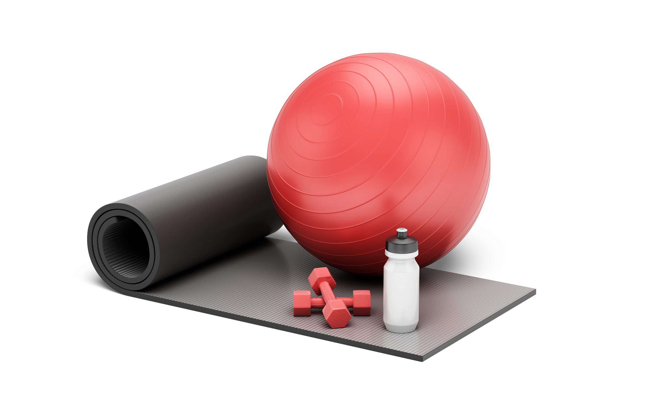 Fitness and Exercise Equipment, Object + Shadow Clipping Path Bridgeport In-Home Fitness